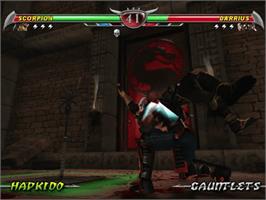 In game image of Mortal Kombat: Deception on the Sony Playstation 2.