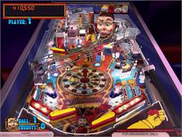 In game image of Pinball Hall of Fame: The Williams Collection on the Sony Playstation 2.