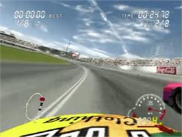 In game image of Pro Race Driver on the Sony Playstation 2.