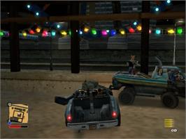 In game image of RoadKill on the Sony Playstation 2.