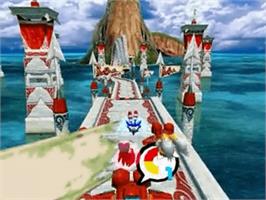 In game image of Sonic Heroes on the Sony Playstation 2.