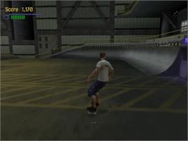 In game image of Tony Hawk's Pro Skater 3 on the Sony Playstation 2.
