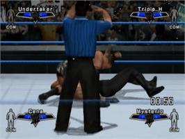 In game image of WWE Smackdown vs. Raw 2007 on the Sony Playstation 2.
