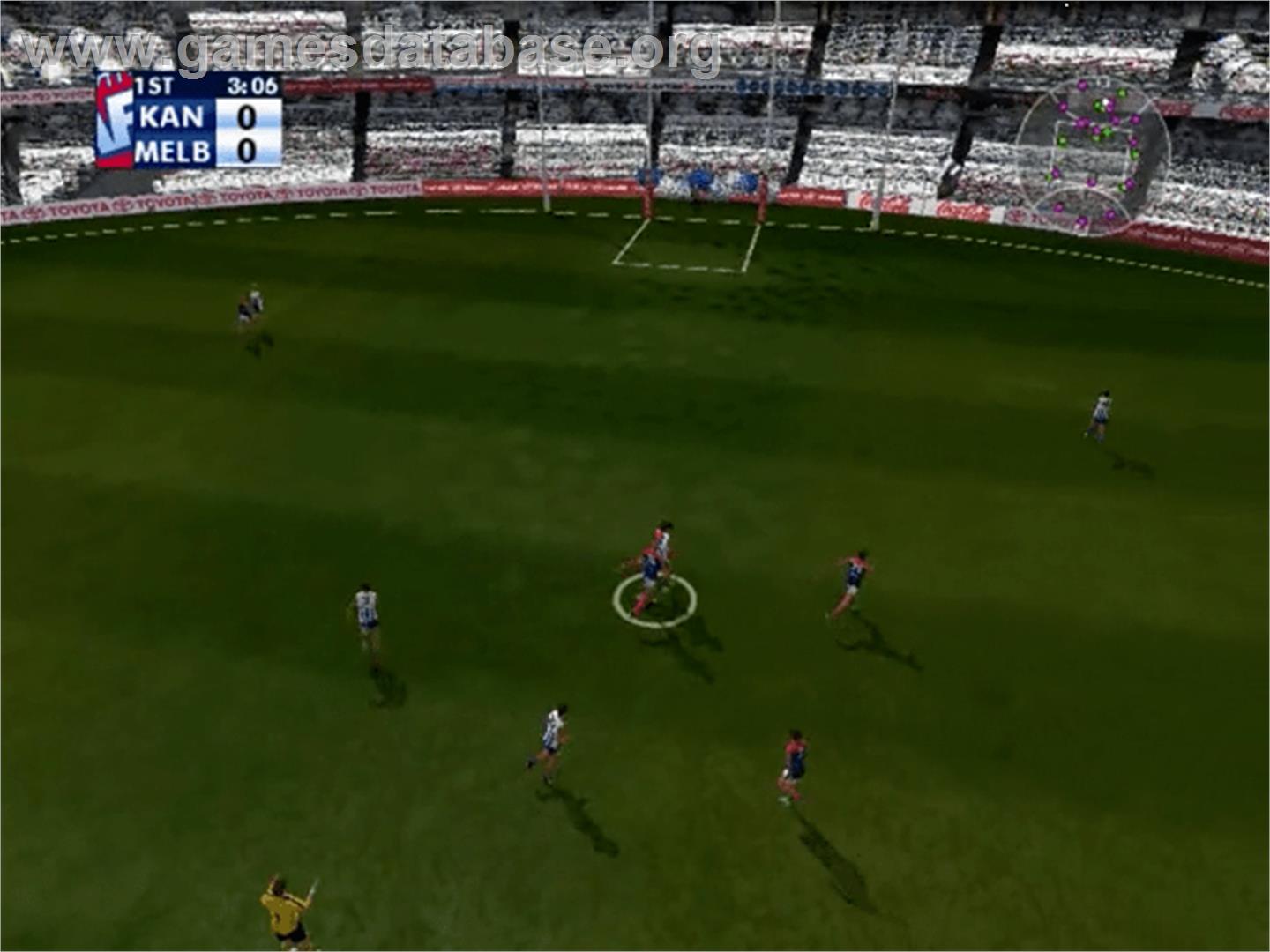 AFL Live Premiership Edition - Sony Playstation 2 - Artwork - In Game