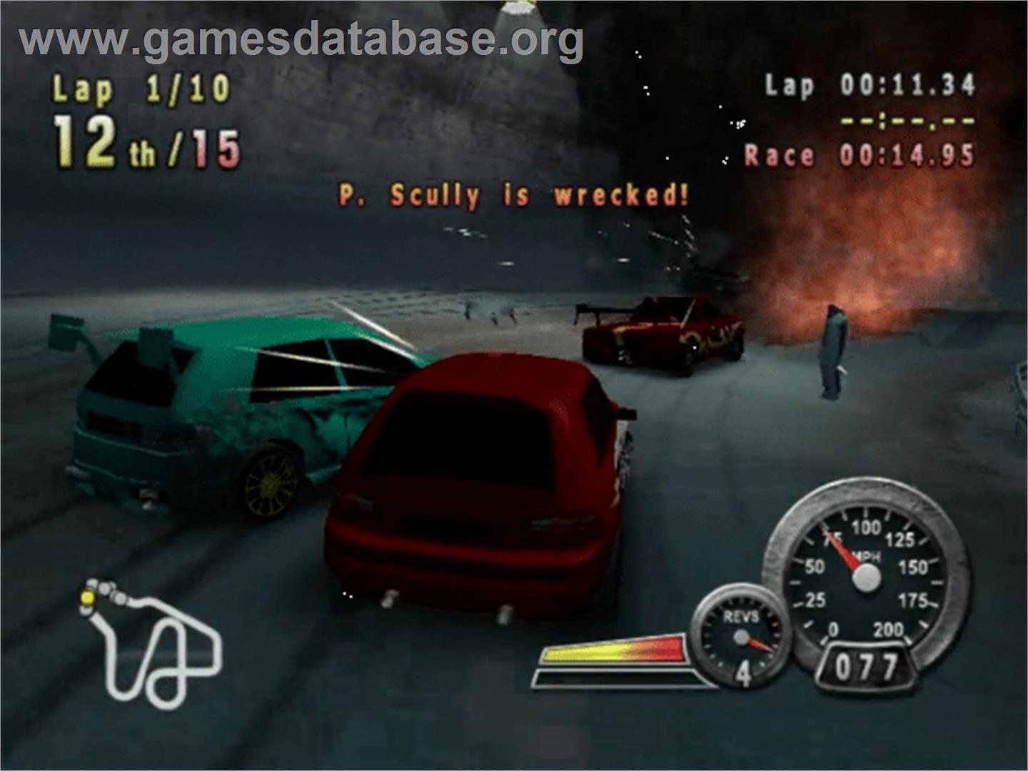 Crash 'n' Burn - Sony Playstation 2 - Artwork - In Game