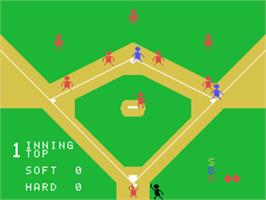 In game image of Baseball on the Sord M5.