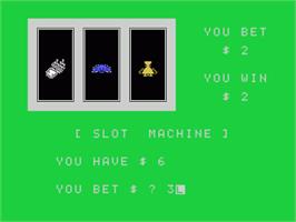 In game image of Slot Machine on the Sord M5.