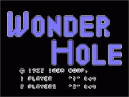 Title screen of Wonder Hole on the Sord M5.
