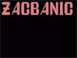 Title screen of Zac Banic on the Sord M5.