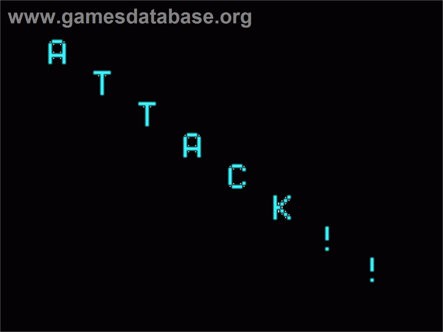 Barrier Attack - Sord M5 - Artwork - Title Screen