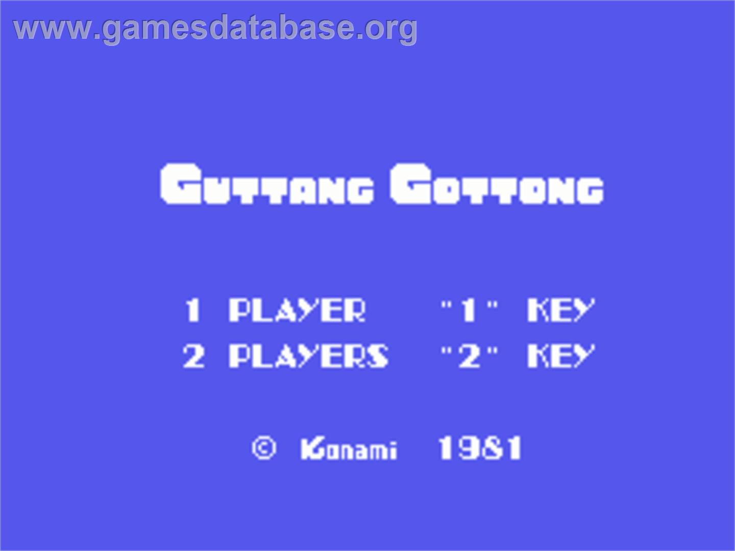 Guttang Gottong - Sord M5 - Artwork - Title Screen