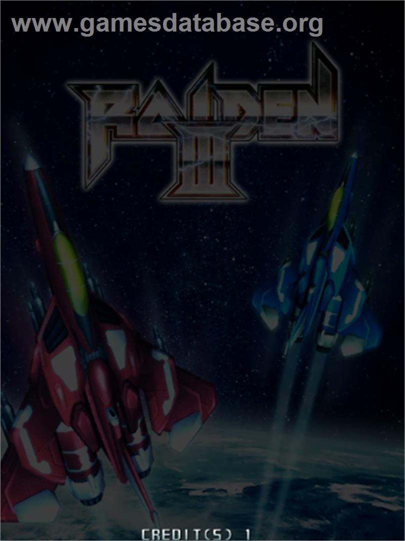 Raiden III - Taito Type X - Artwork - Title Screen
