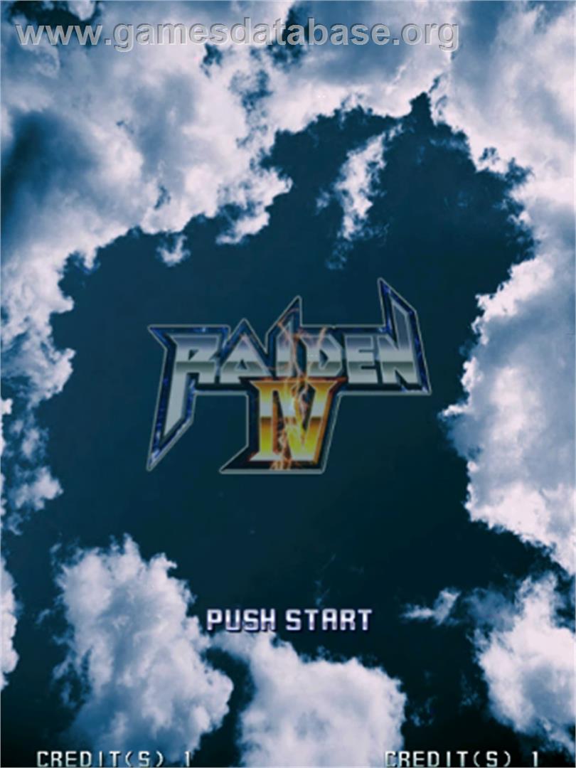 Raiden IV - Taito Type X - Artwork - Title Screen
