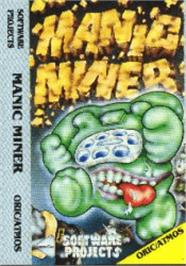 Box cover for Manic Miner on the Tangerine Oric.