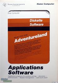 Box cover for Adventureland on the Texas Instruments TI 99/4A.