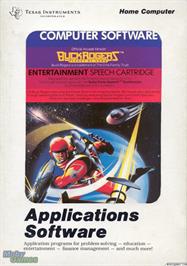 Box cover for Buck Rogers: Planet of Zoom on the Texas Instruments TI 99/4A.