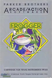 Box cover for Frogger on the Texas Instruments TI 99/4A.