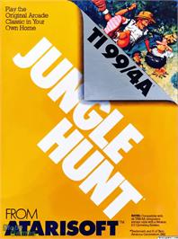 Box cover for Jungle Hunt on the Texas Instruments TI 99/4A.