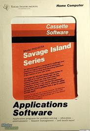 Box cover for Savage Island Series on the Texas Instruments TI 99/4A.