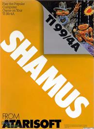 Box cover for Shamus on the Texas Instruments TI 99/4A.