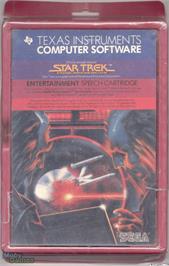 Box cover for Star Trek: Strategic Operations Simulator on the Texas Instruments TI 99/4A.