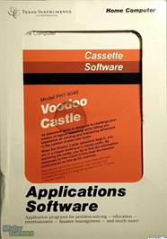 Box cover for Voodoo Castle on the Texas Instruments TI 99/4A.