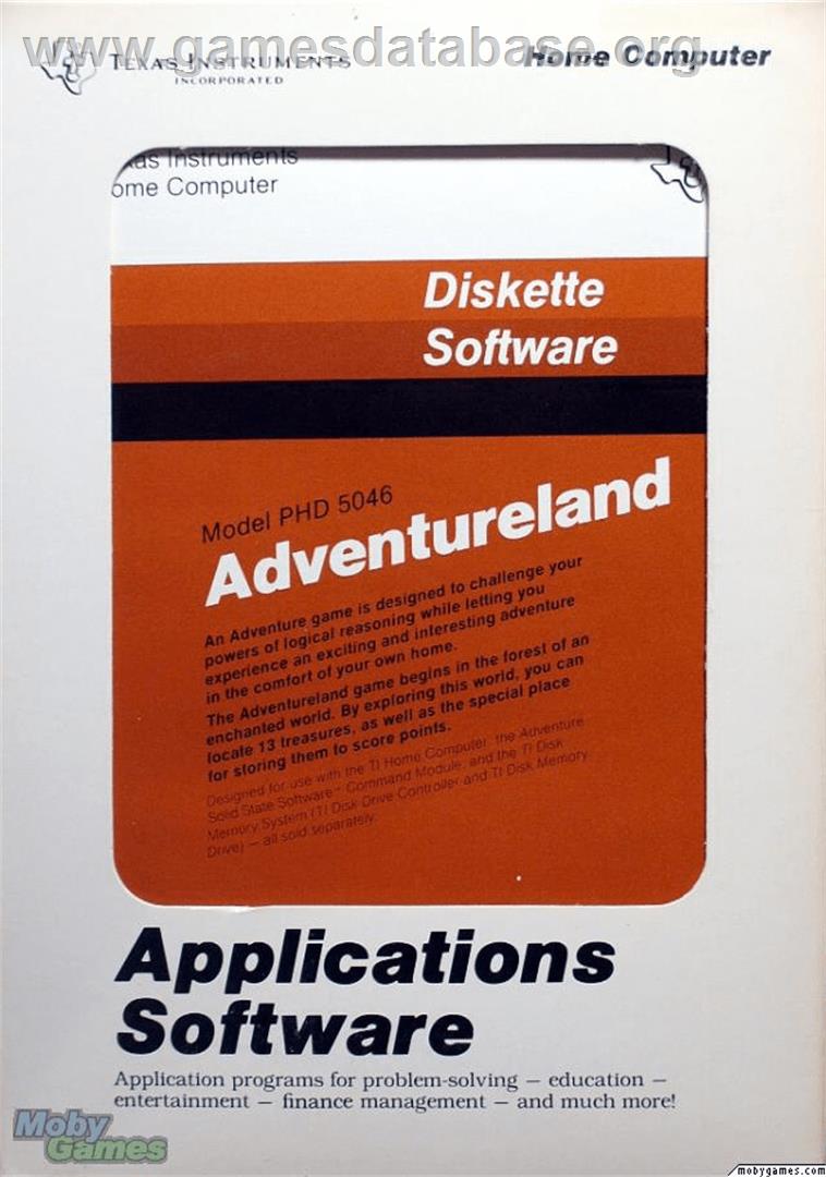 Adventureland - Texas Instruments TI 99/4A - Artwork - Box