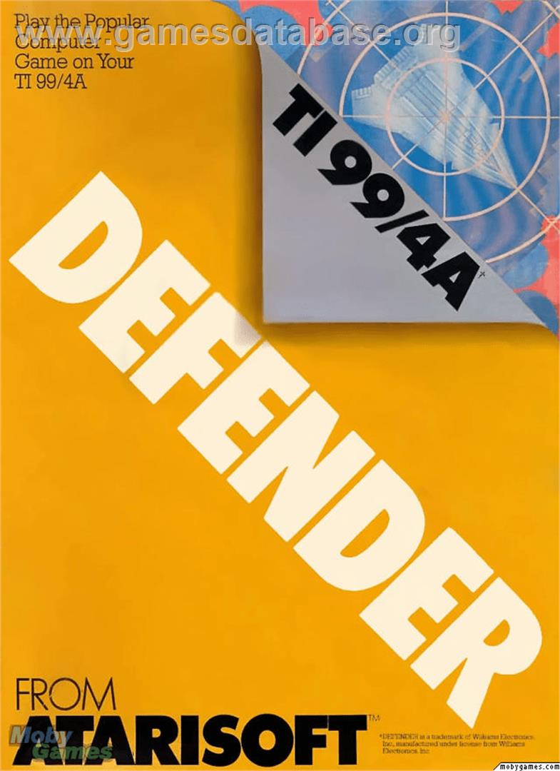 Defender - Texas Instruments TI 99/4A - Artwork - Box