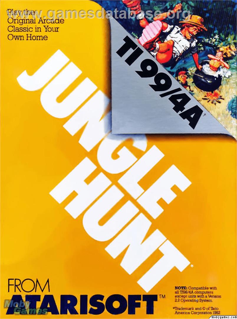 Jungle Hunt - Texas Instruments TI 99/4A - Artwork - Box