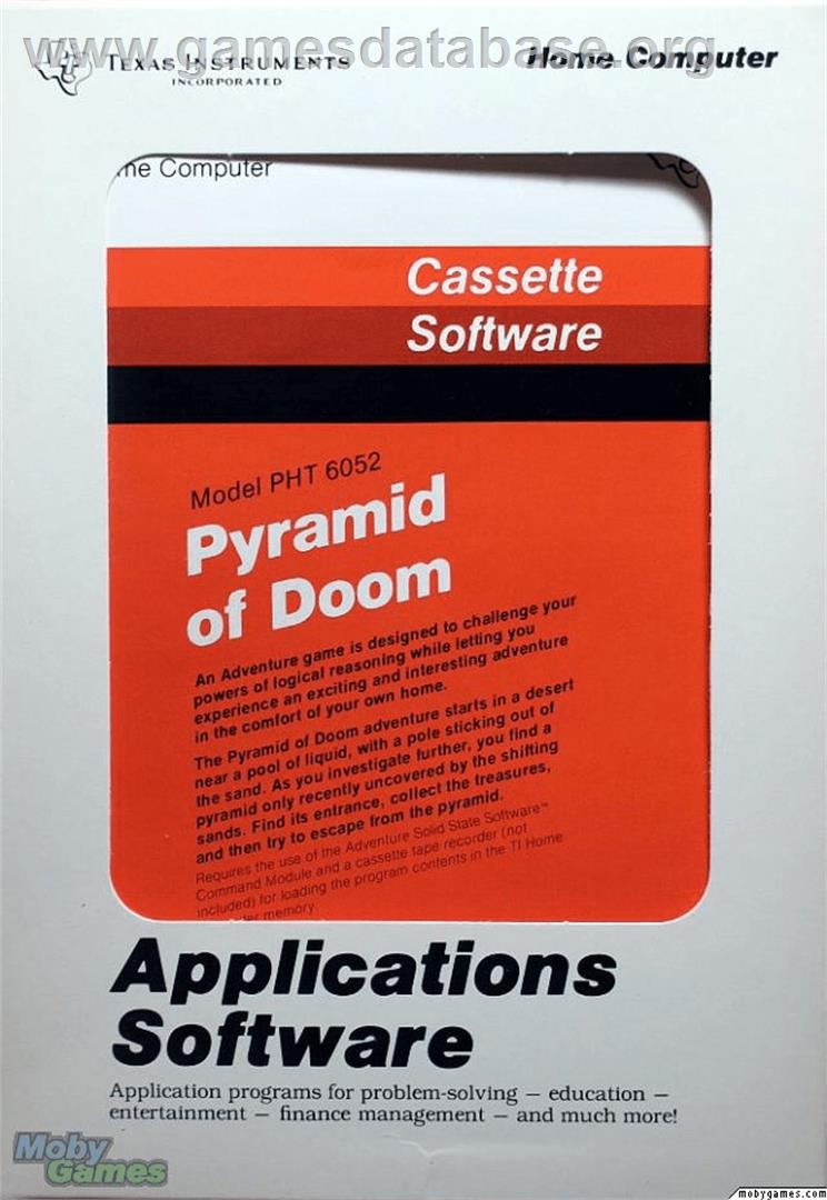 Pyramid of Doom - Texas Instruments TI 99/4A - Artwork - Box