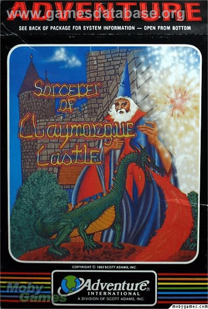 Sorcerer of Claymorgue Castle - Texas Instruments TI 99/4A - Artwork - Box