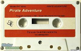 Cartridge artwork for Pirate Adventure on the Texas Instruments TI 99/4A.