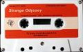 Cartridge artwork for Strange Odyssey on the Texas Instruments TI 99/4A.