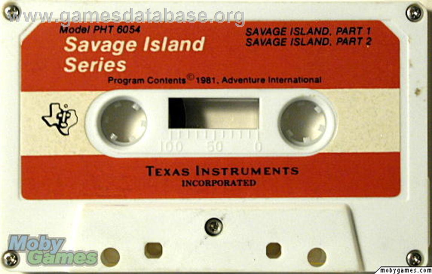Savage Island Series - Texas Instruments TI 99/4A - Artwork - Cartridge