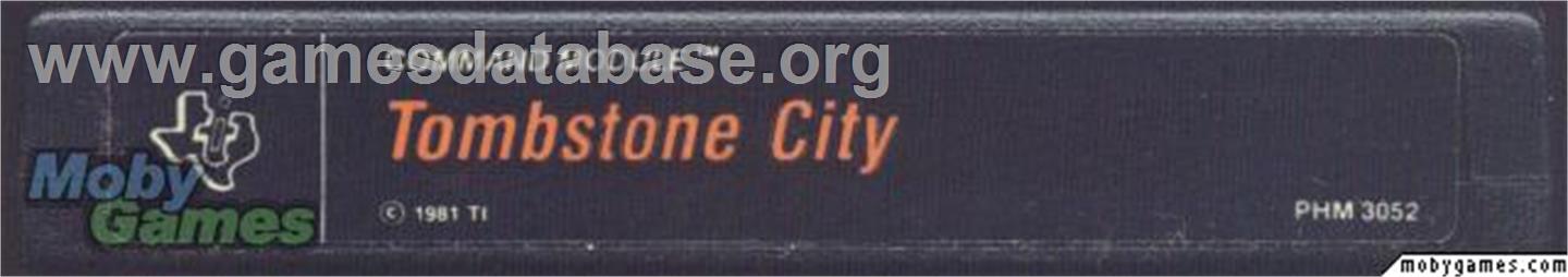 Tombstone City: 21st Century - Texas Instruments TI 99/4A - Artwork - Cartridge
