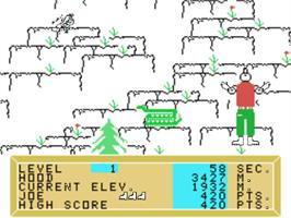 In game image of Alpiner on the Texas Instruments TI 99/4A.