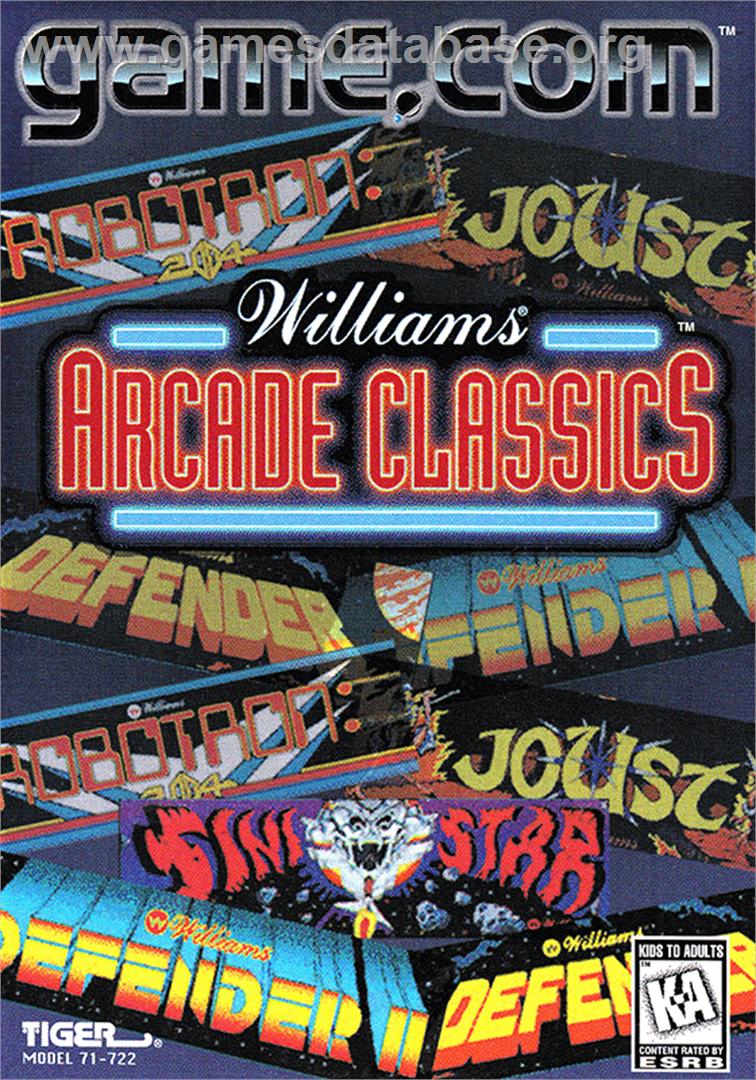 Williams Arcade Classics - Tiger Game.com - Artwork - Box