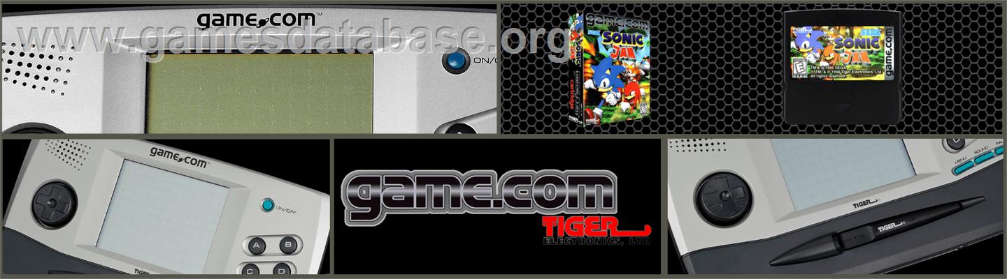 Sonic Jam - Tiger Game.com - Artwork - Marquee