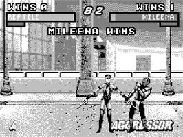 In game image of Mortal Kombat Trilogy on the Tiger Game.com.