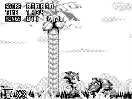 In game image of Sonic Jam on the Tiger Game.com.