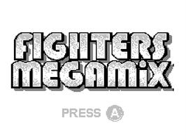 Title screen of Fighters Megamix on the Tiger Game.com.