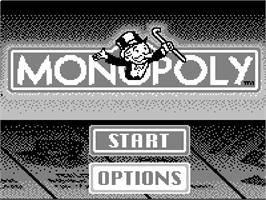 Title screen of Monopoly on the Tiger Game.com.