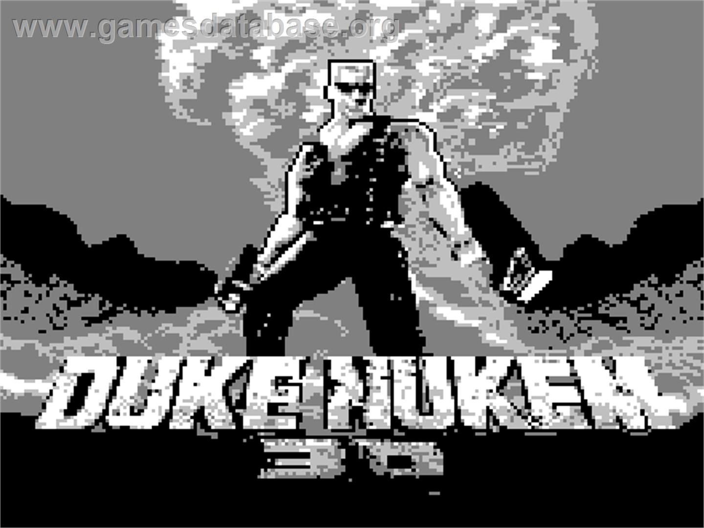 Duke Nukem 3D - Tiger Game.com - Artwork - Title Screen