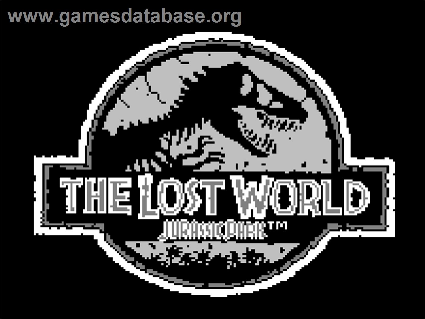 Jurassic Park - The Lost World - Tiger Game.com - Artwork - Title Screen