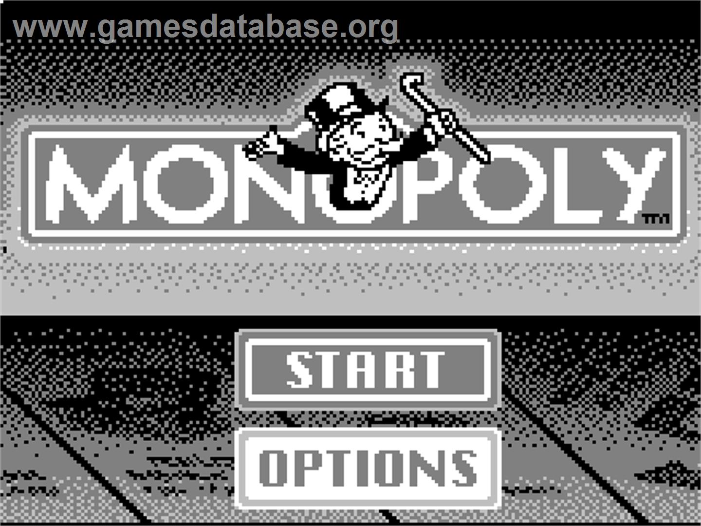 Monopoly - Tiger Game.com - Artwork - Title Screen