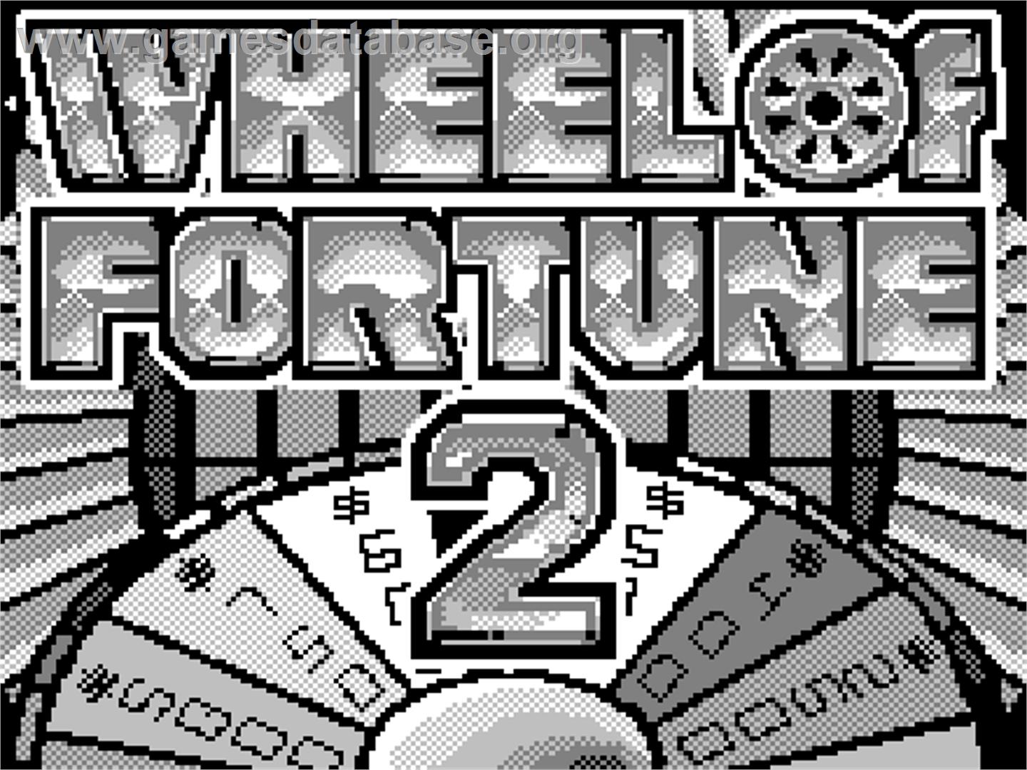 Wheel of Fortune 2 - Tiger Game.com - Artwork - Title Screen