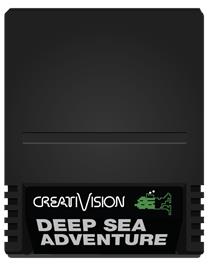 Cartridge artwork for Deep Sea Adventure on the VTech CreatiVision.