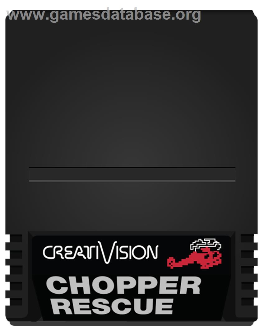 Chopper Rescue - VTech CreatiVision - Artwork - Cartridge