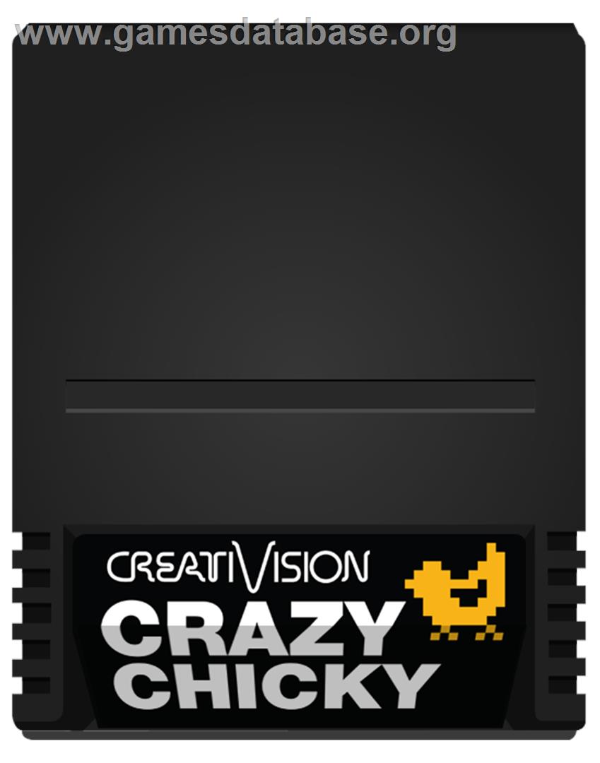 Crazy Chicky - VTech CreatiVision - Artwork - Cartridge