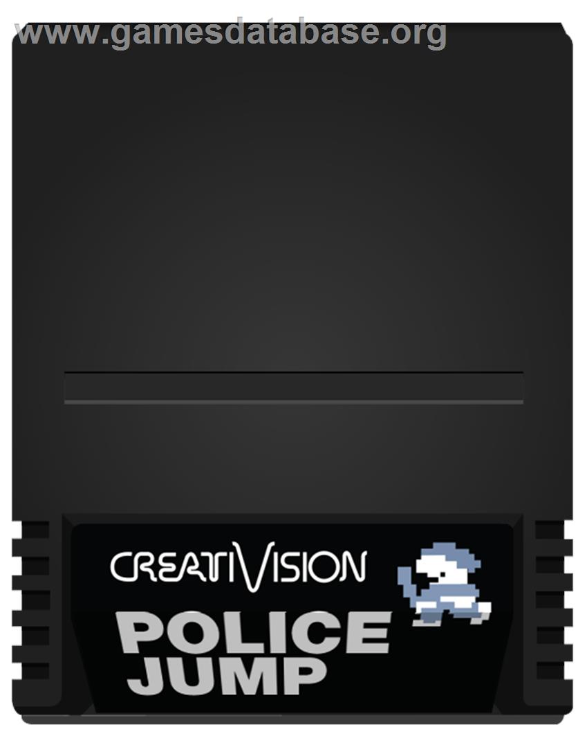Police Jump - VTech CreatiVision - Artwork - Cartridge